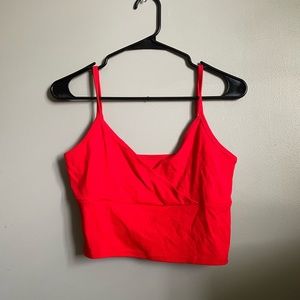red tank top